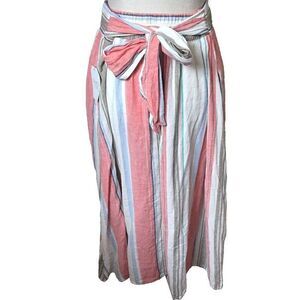 NWT Time & Tru Women's Gathered Skirt With Tie Belt Elastic‎ Waist SZ XL (16-18)